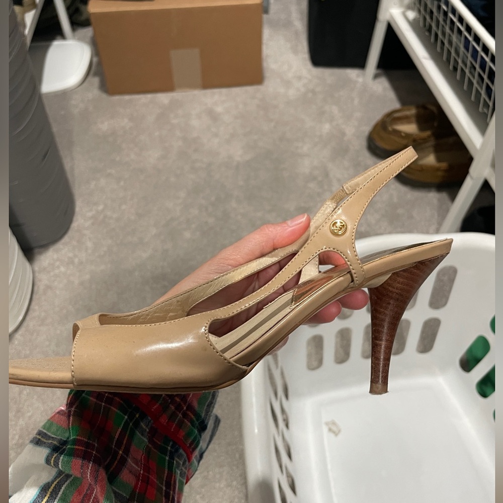 Tan Michael Kors heels